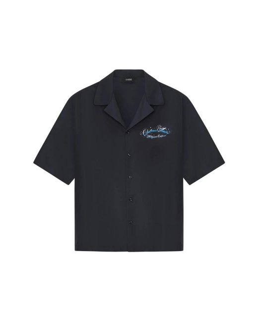 Amiri Black Short Sleeve Shirts for men