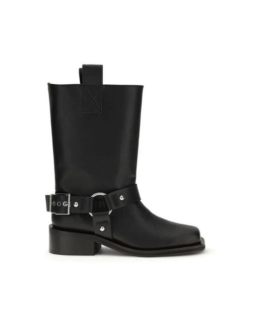 Ganni Black Ankle Boots