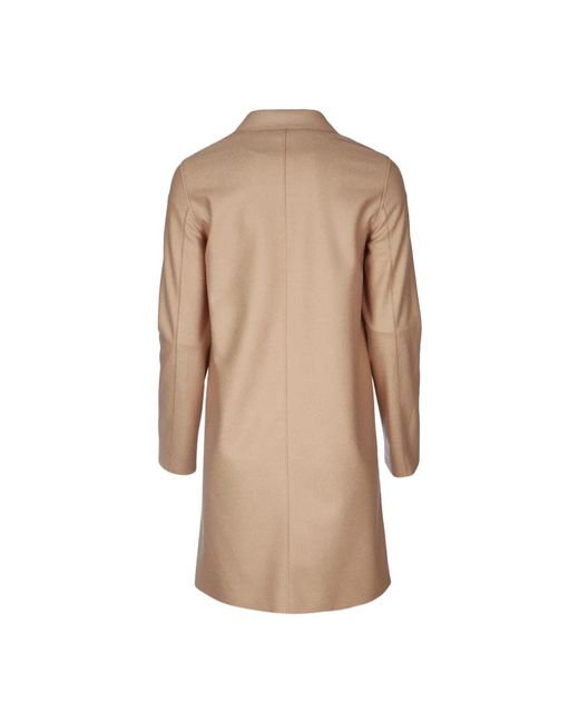 Harris Wharf London Natural Single-Breasted Coats