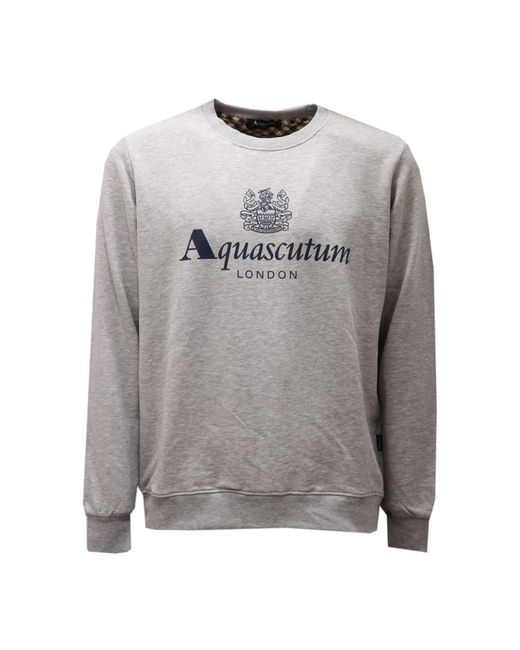 Aquascutum Gray Sweatshirts for men