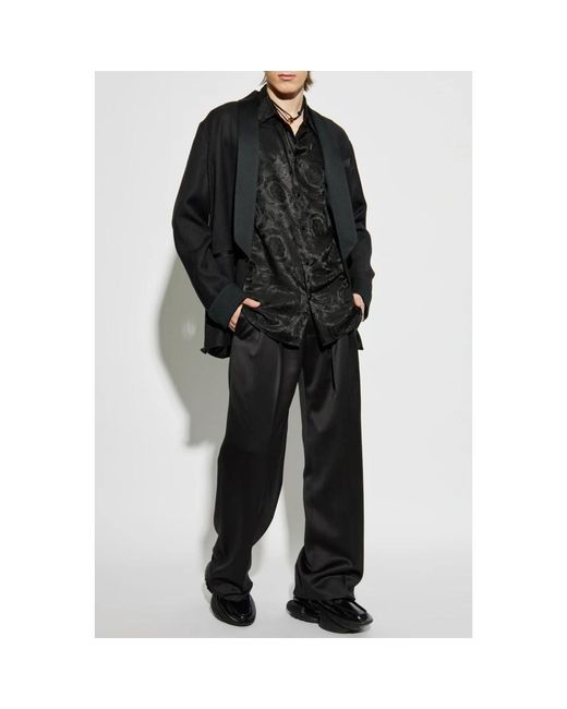 Versace Overhemden ,Zwart ,Shirt Met Barocco Patroon in het Black voor heren