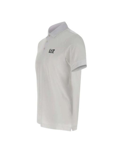 EA7 Gray Polo Shirts for men
