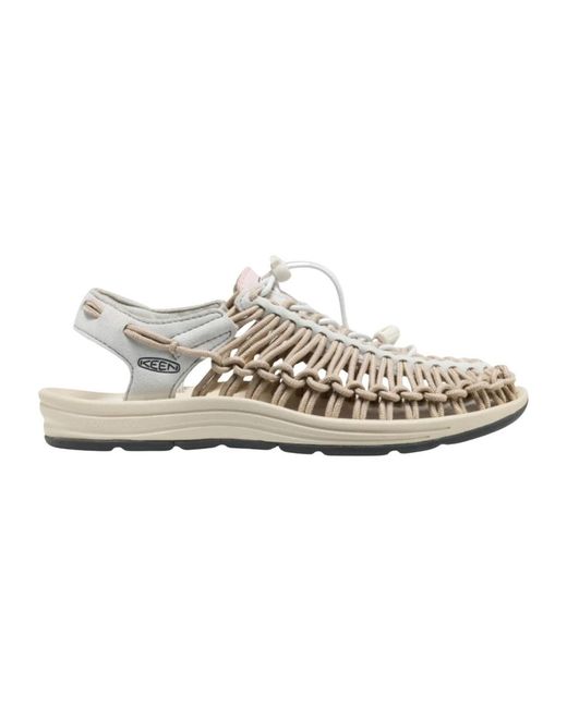 Keen White Flat Sandals