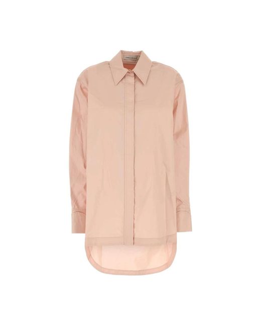 Camilla & Marc Overhemden ,Roze ,Katoen Porte Oversize Shirt in het Pink