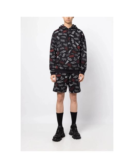 Moschino Black Hoodies for men
