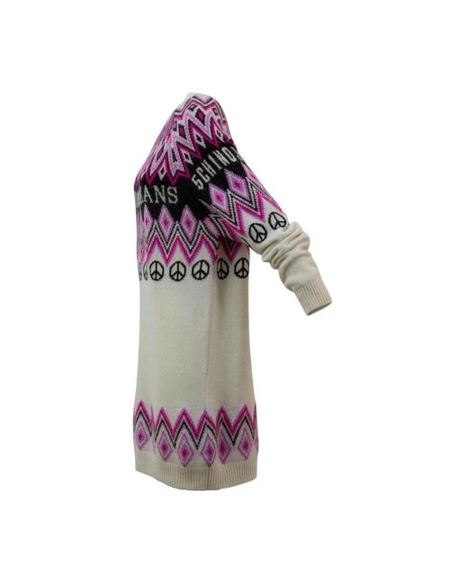 Moschino Purple Round-Neck Knitwear