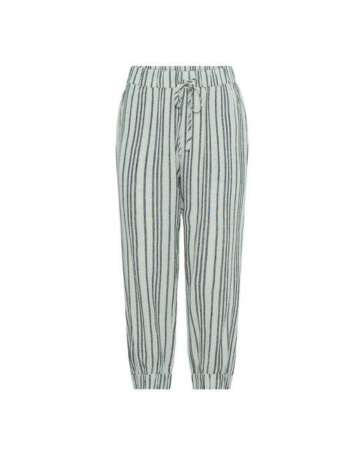 Kaffe Blue Moonstruck Stripe Capri Hose