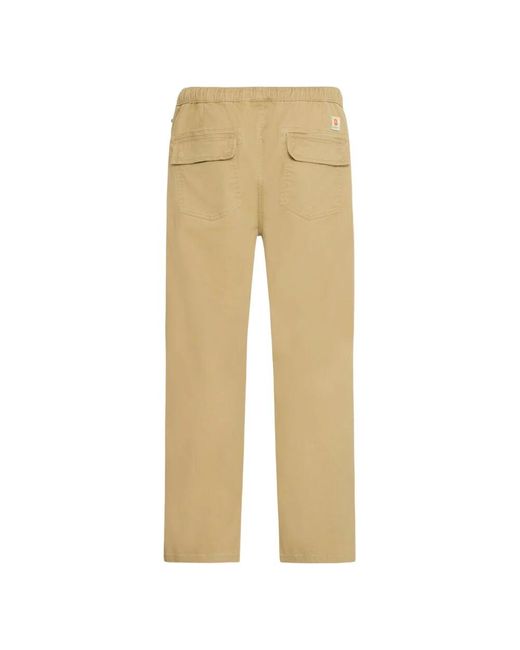 Straight Trousers Blend de hombre de color Natural