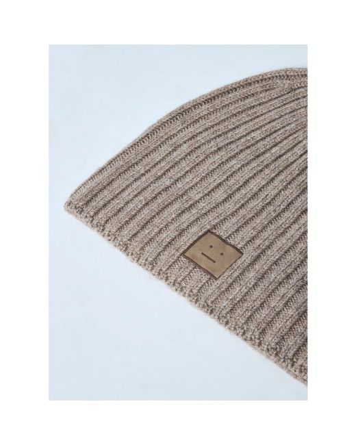 Acne Gray Beanies for men