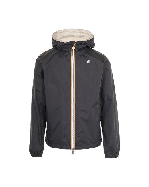 K-Way Gray Light Jackets for men