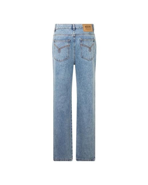 Moschino Blue Straight Fit Jeans