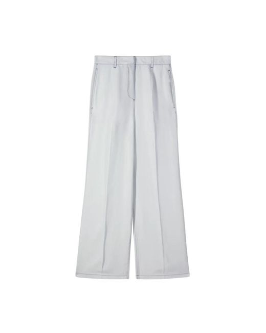 Patrizia Pepe Gray Wide Jeans