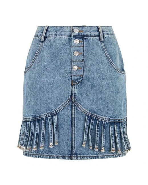 Moschino Denim Rok in het Blue