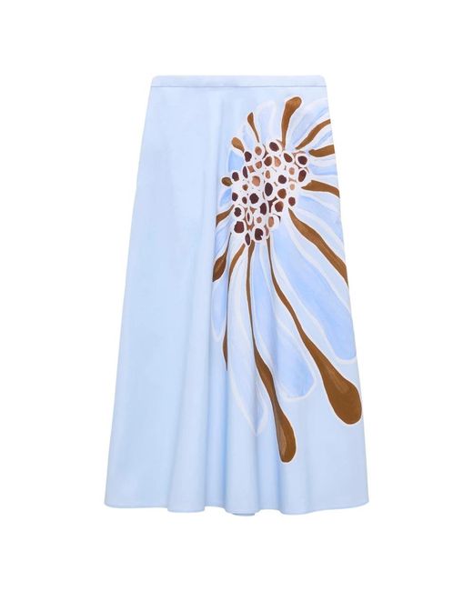 Dorothee Schumacher Blue Midi Skirts