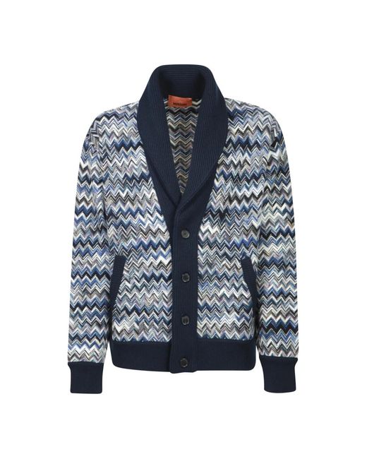 Cardigans Missoni pour homme en coloris Blue