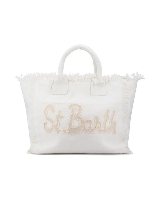 Mc2 Saint Barth White Tote Bags