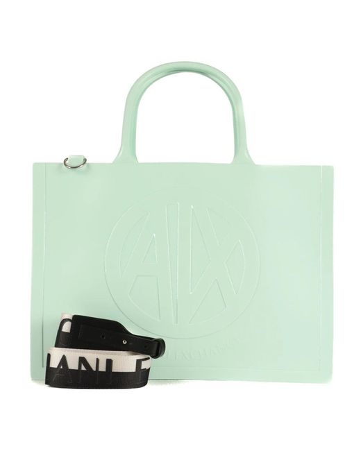 Armani Exchange Green Tote Bags