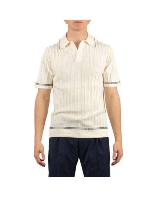 Daniele Fiesoli White Polo Shirts for men