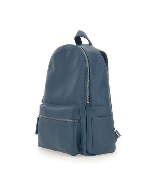 Orciani Blue Backpacks for men
