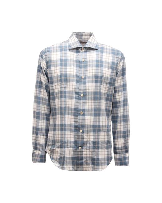 Eleventy Blue Casual Shirts for men