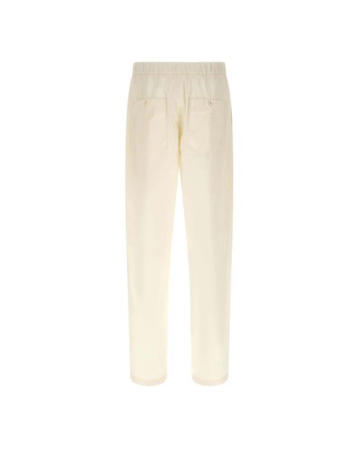 Jil Sander Natural Wide Trousers for men