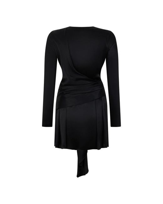 Alberta Ferretti Black Short Dresses