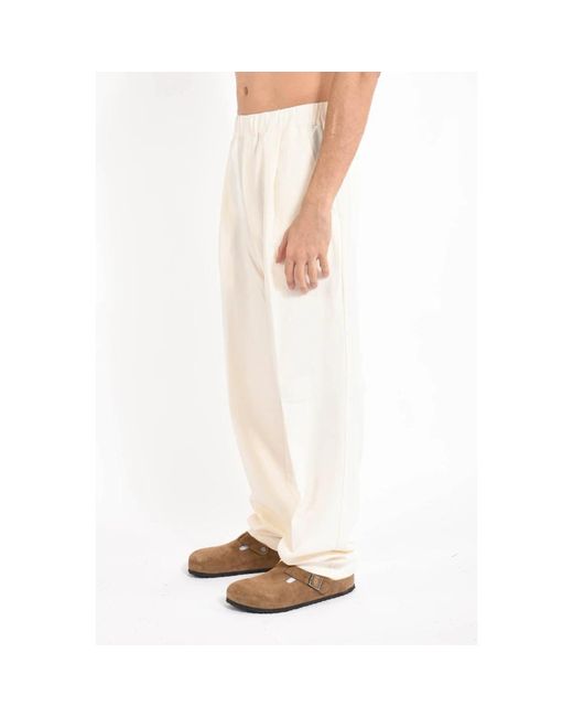 Laneus Natural Wide Trousers for men