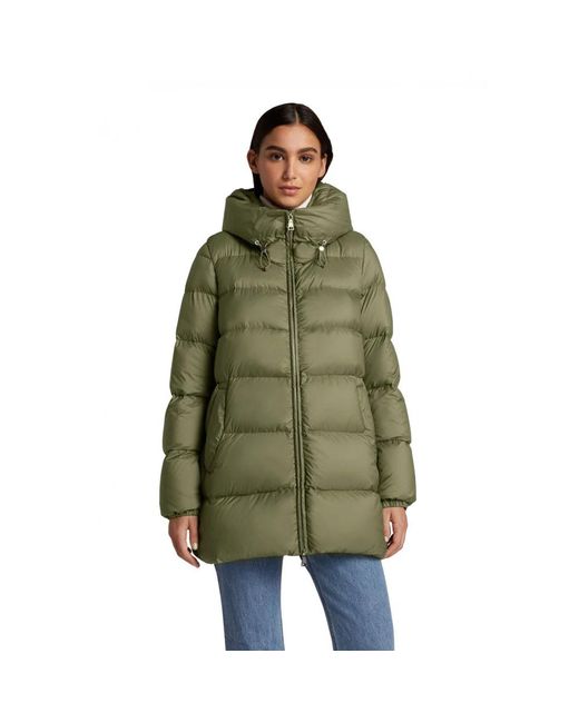 Add Green Down Coats