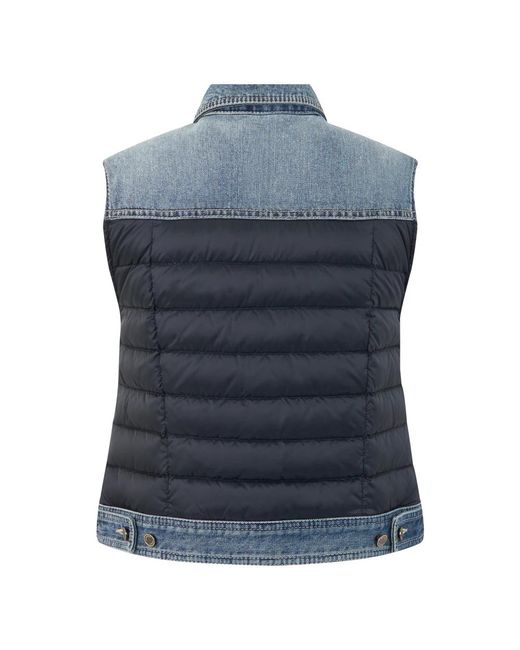 Vests Moorer en coloris Blue
