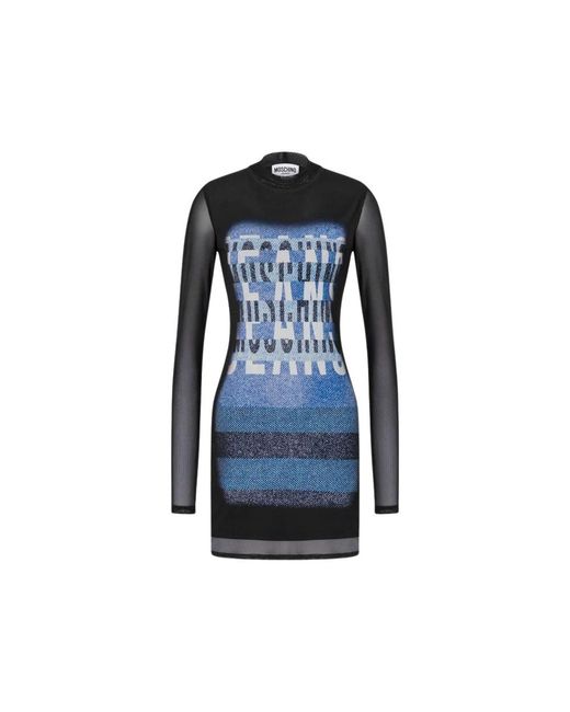 Moschino Blue Short Dresses
