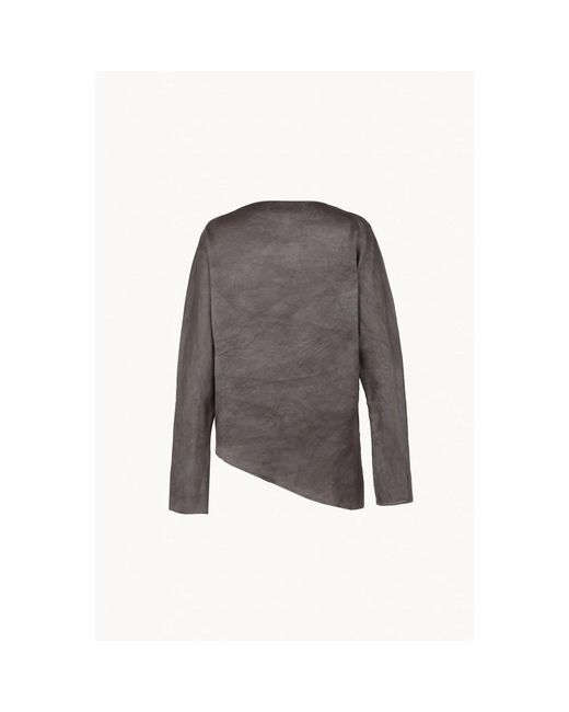 Cortana Gray Blouses