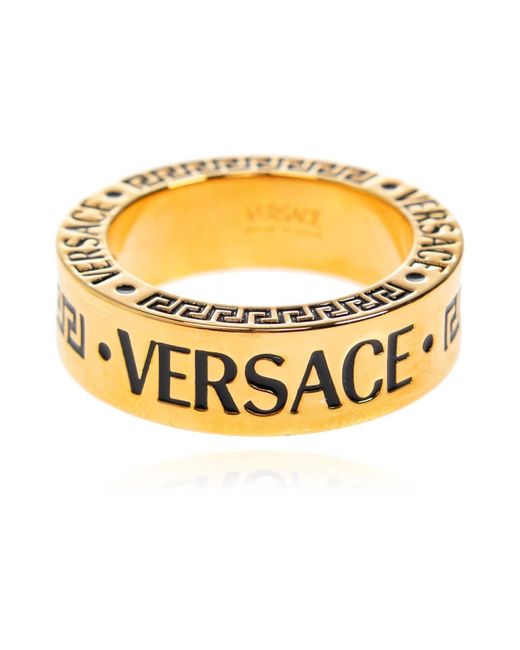 Rings di Versace in Metallic da Uomo