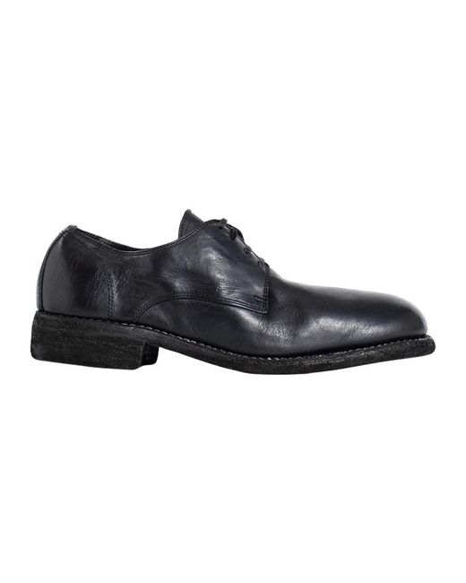 Guidi Blue Laced Shoes