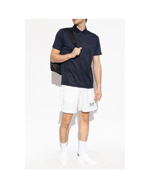 Polo Shirts EA7 de hombre de color Blue