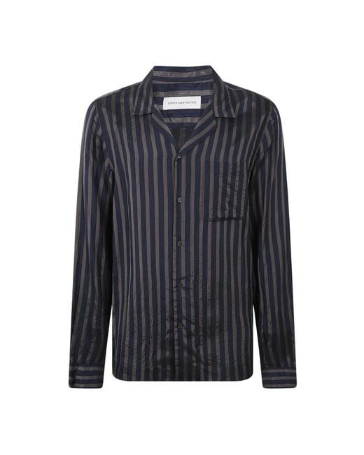 Dries Van Noten Blue Casual Shirts for men
