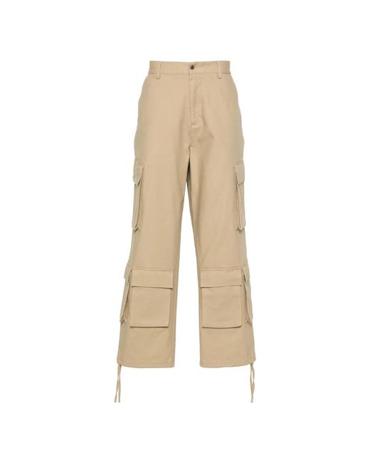 Represent Baggy Cargo Broek in het Natural voor heren