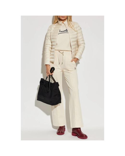 Moncler Jassen ,Leer Igelle Down Jacket in het Natural