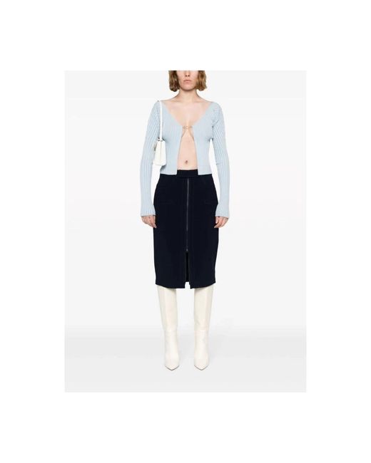 N°21 Blue Midi Skirts