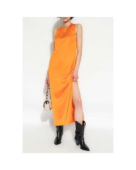 Samsøe & Samsøe Orange Ellie Kleid