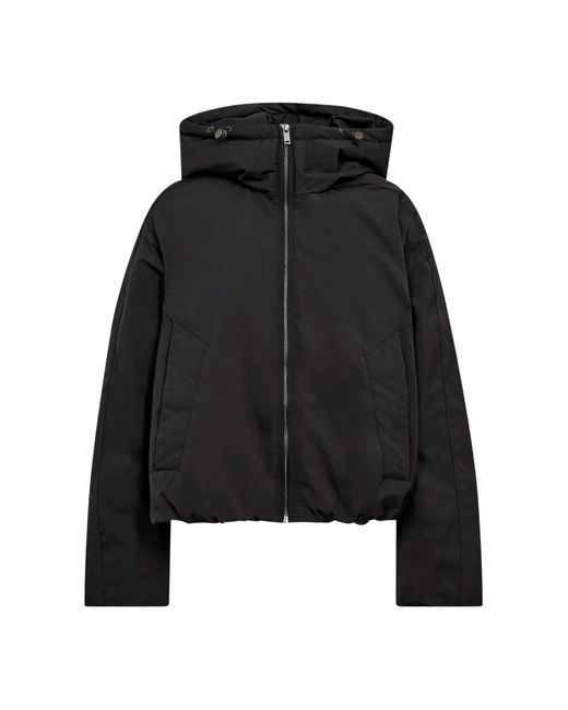 Winter Jackets co'couture en coloris Black