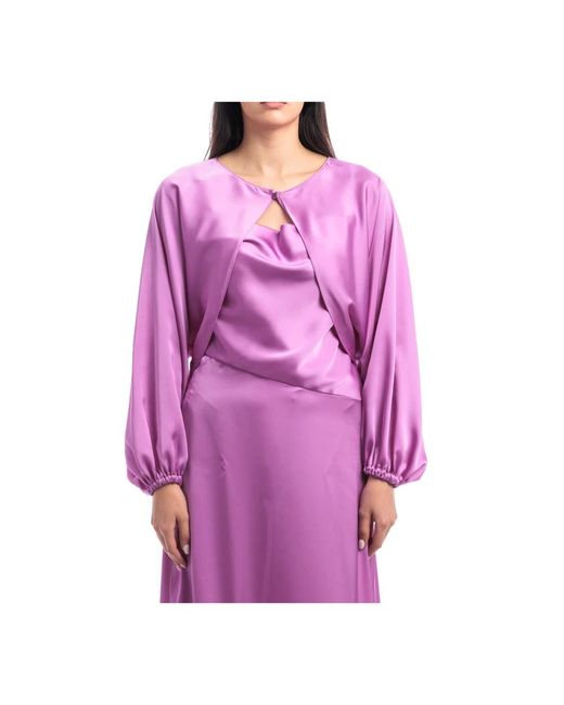 Elegante bolero per donne di SIMONA CORSELLINI in Purple