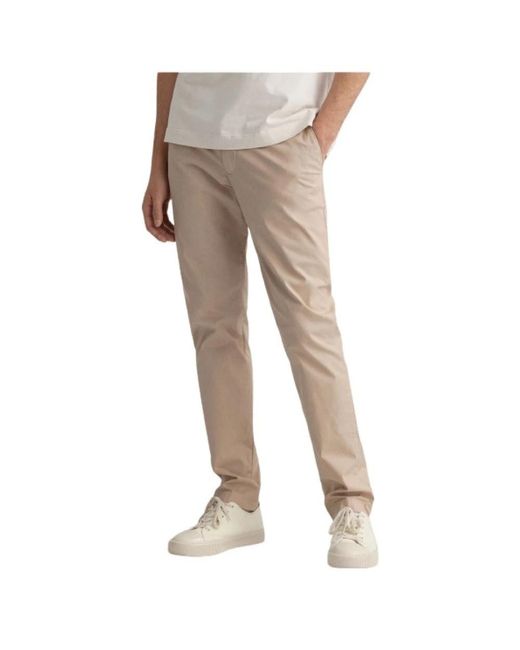 Gant Trousers > Chinos in het Natural voor heren