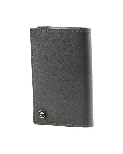 Mandarina Duck Elegante Lederkartenhalter Mit Rfid-Blockierung in Gray für Herren