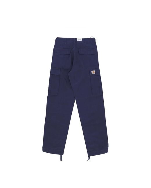 Carhartt Blue Long Regular Cargo Pant for men