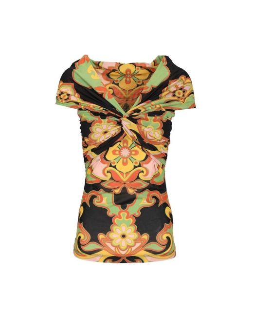 Etro Yellow Blouses