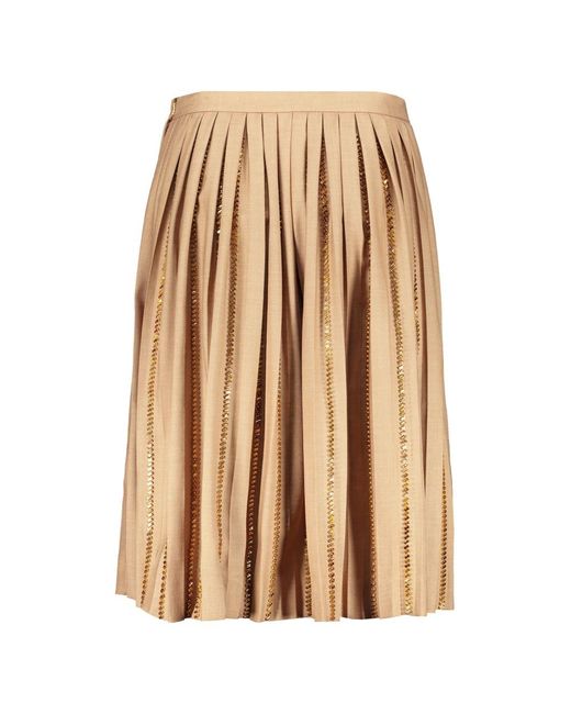 Burberry Natural Midi Skirts