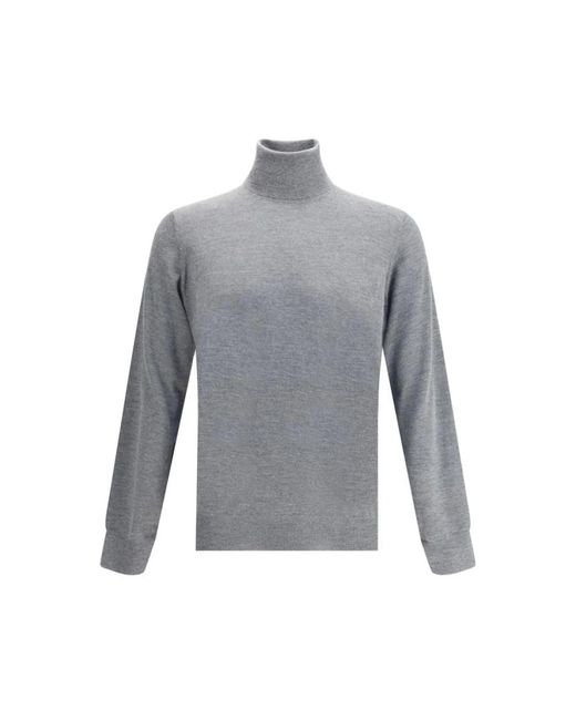 Brunello Cucinelli Cashmere Knitwear in het Gray voor heren