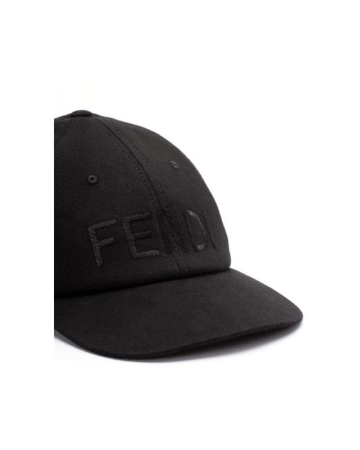 Caps Fendi de hombre de color Black
