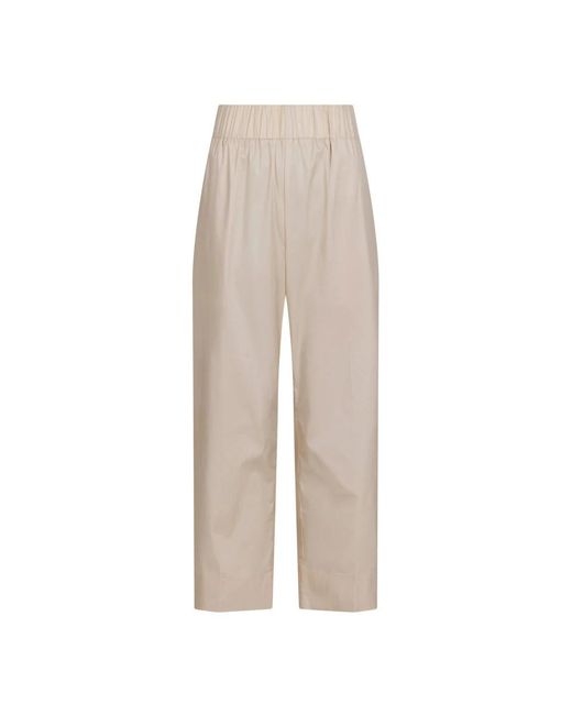 Neo Noir Natural Cropped Trousers