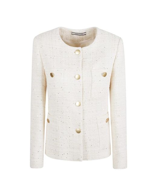 Tagliatore White Tweed Jackets